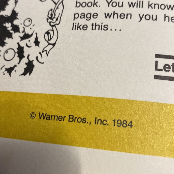 Vintage Escape from The Gremlins with 33 RPM 7" Record Kids Story See Hear Read - Picture 7 of 7
